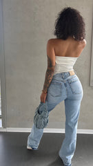 Canberra Extra Long Wide Leg Jeans