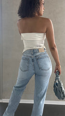 Canberra Extra Long Wide Leg Jeans