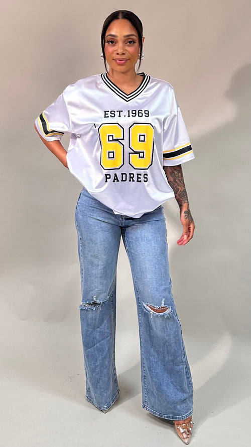 Varsity Oversized Padres Tee