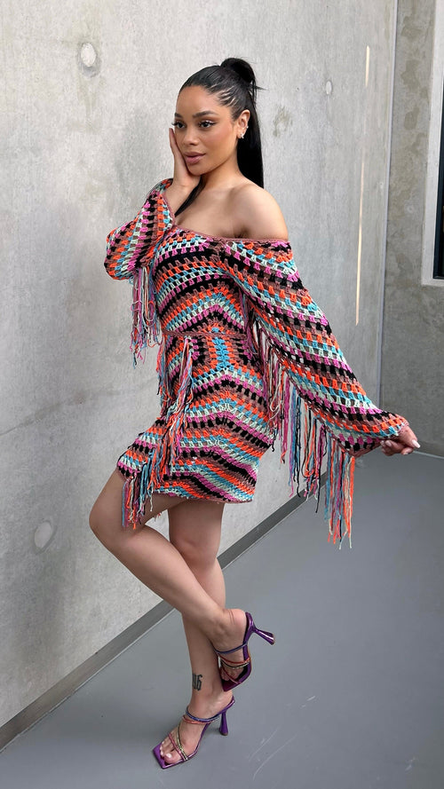 Crochet Colors Dress